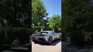 Amazing new bugatti centodieci production engine sounds