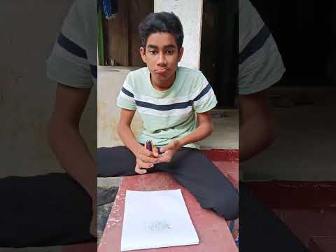 Agke ami sketch pen diye dag na kete drawing korlam #viral #minivlog #shorts