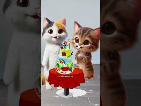 it's my birthday #cat #cutecat #trendingshorts