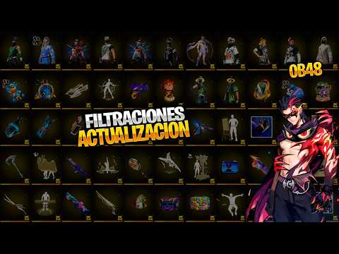 PRIMERAS FILTRACIONES DE LA NUEVA ACTUALIZACIÓN OB48 EMOTES ASPECTOS ARMA EVO PASES Y MAS FREE FIRE