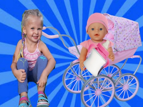 БЕБИ БОН на Прогулке.КАК МАМА. СБОРНИК.Играем в куклы Baby Born doll Видео для Детей про #бебибон