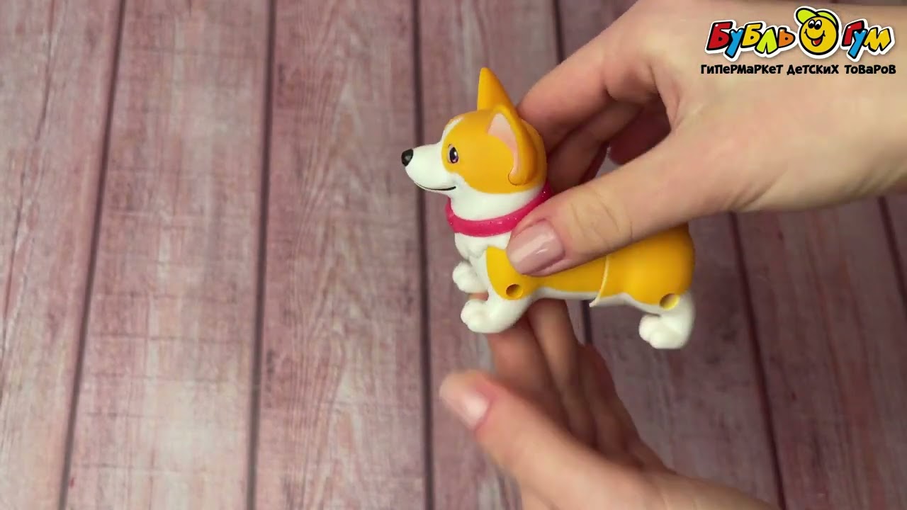 Игрушка Lanson Toys коллекционная Щенок с подвижным хвостиком в ассортименте - видео