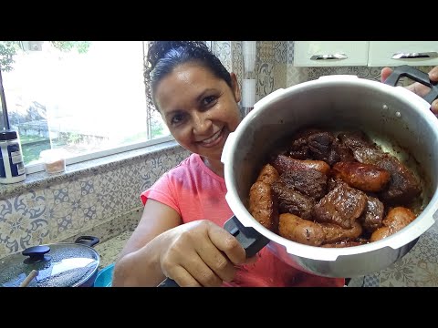 CHURRASQUINHO DE PANELA DE PRESSÃO SEM ÁGUA SEM CEBOLA SEM SAL