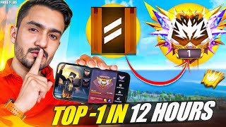 Finally Top 1🥇 In Just 12 Hours😲