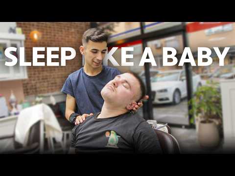 ASMR | Full Barber Treatment For Sleep Relief | Asmr Face Clean Shave, Asmr Head Massage