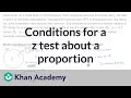 Understanding Hypothesis Testing and Conditions