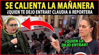 MIRA: ESTALLA REPORTERA EN PALACIO NACIONAL, AL FINAL DESCUBREN QUE ES DEL REFORMA