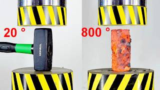 HYDRAULIC PRESS VS HOT METAL