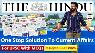 The Hindu Analysis Today | 2 September 2025 | The Hindu Newspaper Analysis | Current Affairs Today