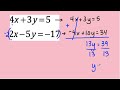 Solving Linear Equations with Elimination Techniques