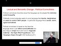 Understanding Political Correctness and Language Change