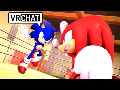 SONIC VS KNUCKLES IN BOXING IN VR CHAT