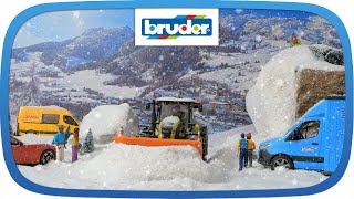 Claas Axion 950 mit Räumschild -- 03018 -- BRUDER Spielwaren