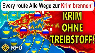 Ukraine kappt Treibstoff für die Krim: Russlands Versorgungswege brennen und kollabieren