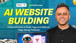 AI Website Building Part 17 - Critical Markers in Sales Page and Webinar Page Design Features