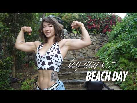 Beach Photoshoot & Leg Day