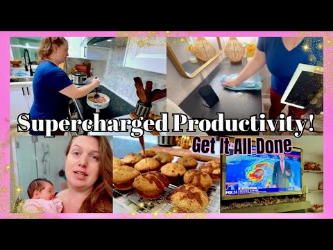 Fixed! Supercharged Productivity Extreme Cleaning Motivation and Mom Life ~ Cleaning and Fall Recipe