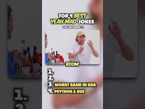 Last one FUNNIEST 🤣 TOP 4 Funniest YEAH MAD MOMENTS🤣 #dadjokes  #yeahmad