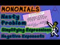 Handling Exponents and Simplification