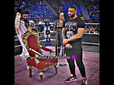 Roman Reigns Jey Uso and Jimmy Uso Attitude 💀☠️ Roman Reigns attitude 😈🤯 #shorts #viral #romanreigns