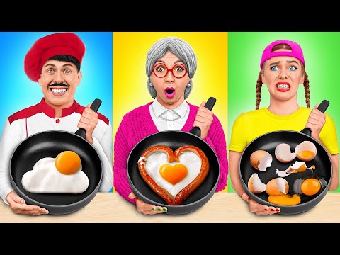 Me vs Grandma Cooking Challenge | Parenting Hacks by Mega DO Challenge