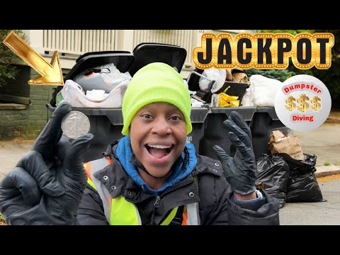 Dumpster Diving | MEGA JACKPOTx2 ‼️ Rich Man TOSSED his Rare COIN & a LOADED NIKE Gift Card‼️😱