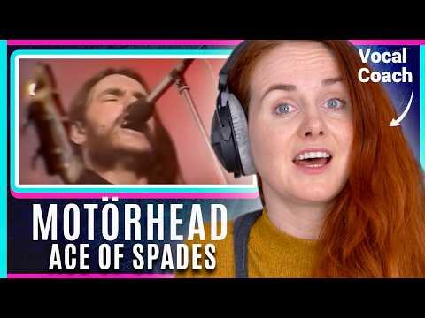 Vocal Coach Reacts to Motörhead's Ace of Spades | Lemmy's Iconic Vocal Style | Analysis