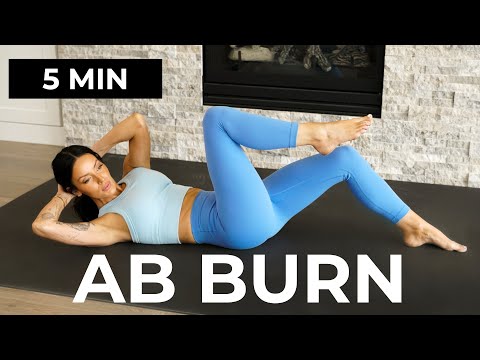 5 Minute Ab Burn Workout 🔥