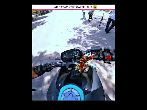 Ab Batao Kiski Galti Hai Ye ❓😫#motovlog #viral #ytshorts #crash #bikecrashing #emotional #reels