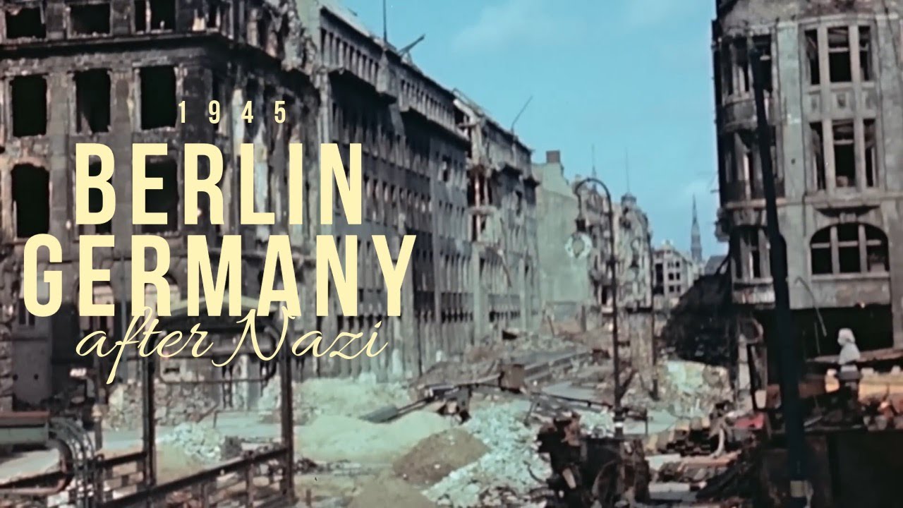 1940s Berlin Germany After Nazi Occupation Post WW2 Documentary