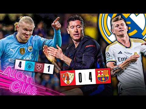 ¡PALIZA del Barca y debut de Szczęsny! | Haaland REAPARECE y City golea | 'Listo' REEMPLAZO de Kroos