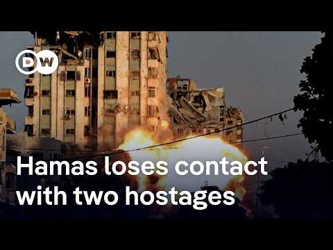 YouTube video thumbnail: Hamas Urges Israel to Cease Air Strikes to Find Two Missing Hostages