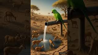 the parrot water life in thing #ai #farmer #parrot