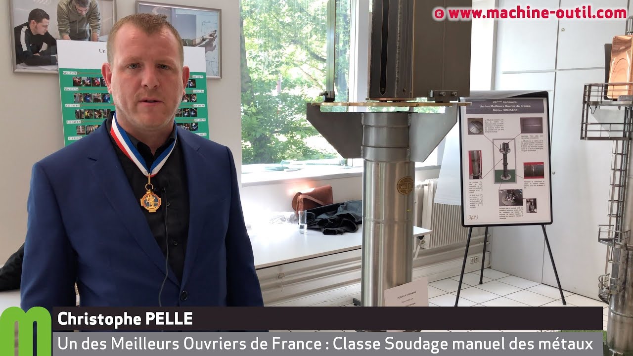 Christophe PELLE, Meilleur Ouvrier de France Soudage manuel présente son œuvre