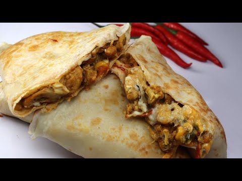 Chicken Cheese Crepe By Recipes of the World