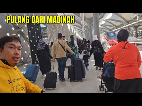 PULANG DARI MADINAH NAIK KERETA CEPAT BARENG ISTRI @NengMputTea