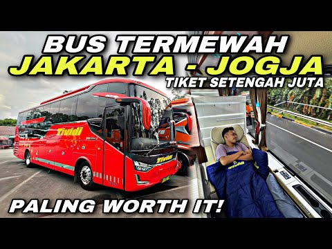 Bus Termewah JAKARTA - JOGJA 😍 Harga Tiket Setengah Juta Tapi Paling Worth It ❗️| trip Tividi T102