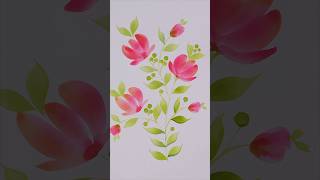 Acrylic flower Painting For Beginners - One Stroke | Step By Step | Part 11 | Shruti Shorts