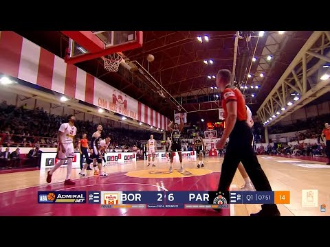 BORAC - PARTIZAN UŽIVO *ABA Liga Уживо #commentary