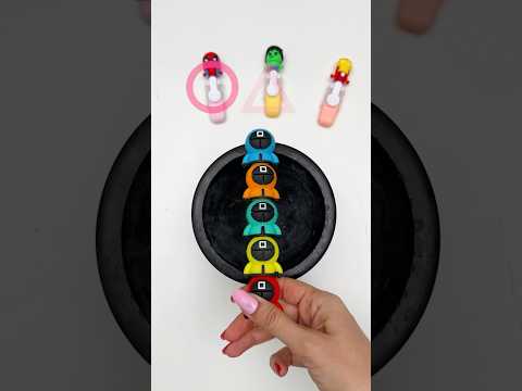 Satisfying Crushing 💯 Slime crush glitters ✅😬🧁🍡🥐🍩 #207 squid game 2