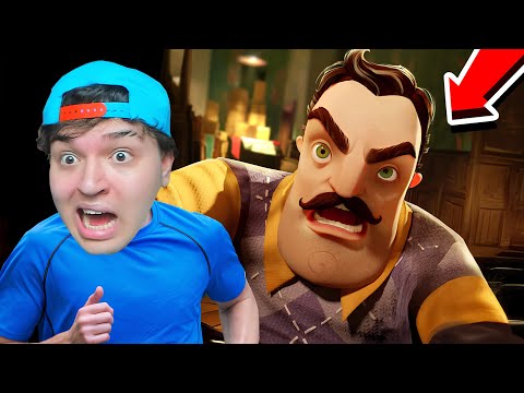 INVADI A CASA DO MEU VIZINHO MALUCO E ELE QUER ME MATAR!! (Hello Neighbor)