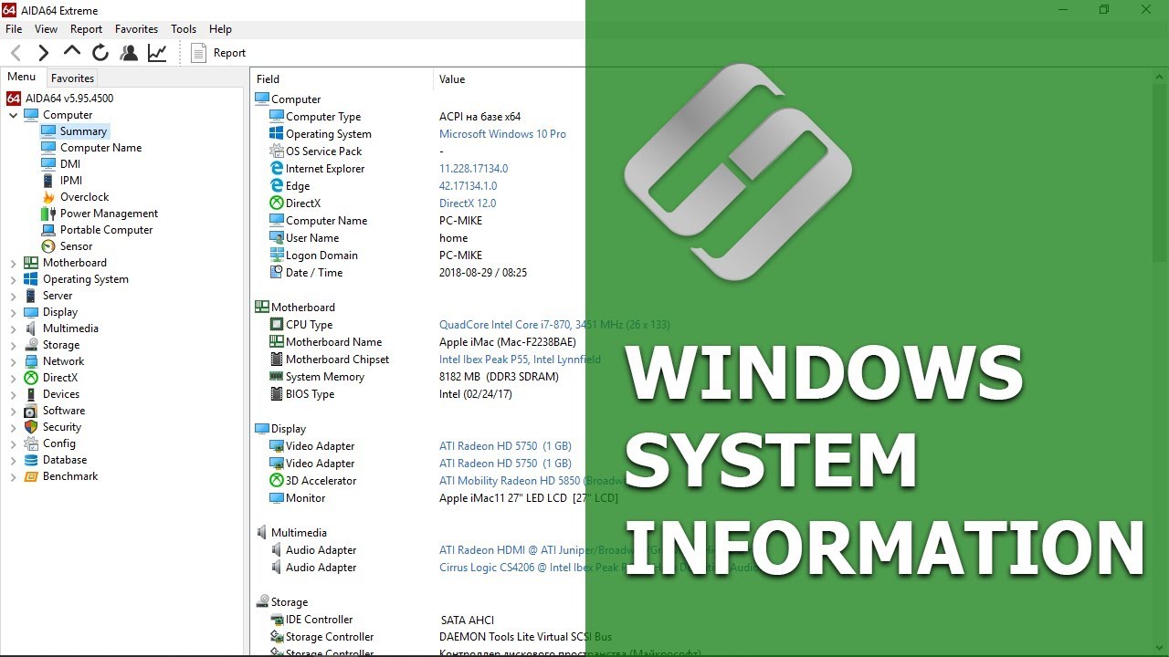 How to View Your Motherboard, CPU and Graphics Card Model, DirectX, BIOS - Hetman Software