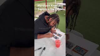 Marshawn Kneeland signing autographs #dallascowboys  #cowboysnation  #nfl
