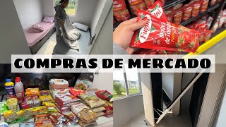 COMPRAS DE MERCADO | QUANTO FICOU + MUITO DIFERENTE | ORGANIZAÇÃO NO APÊ!!