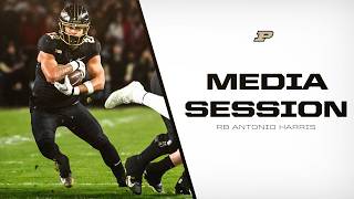 RB #22 Antonio Harris Media Session | Purdue Football