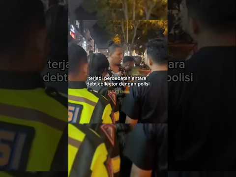 Hantam ga nih debtcollectornya ??? 🤣 #polisi #polri #viralvideo