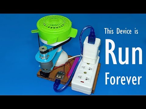 Free energy , Forever running device , 220V generator using only 3.7 V