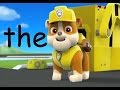 Exploring Kindergarten Sight Words with Paw Patrol