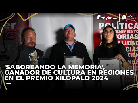 'Saboreando la Memoria', ganador de Cultura en Regiones en el Premio Xilópalo 2024