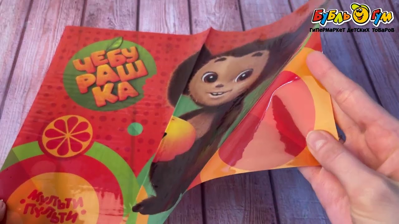 Клеенка Чебурашка 35х50см - видео